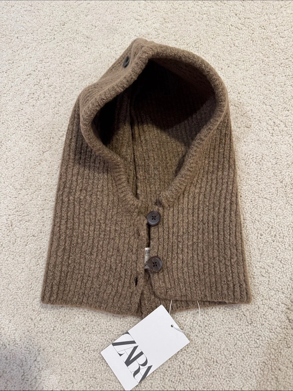 Zara Girls Brown Hood